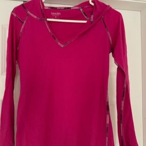 Women’s Calvin Klein Performance Hooded LS sm